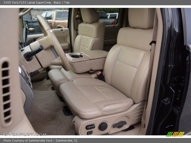 Black / Tan 2005 Ford F150 Lariat SuperCrew