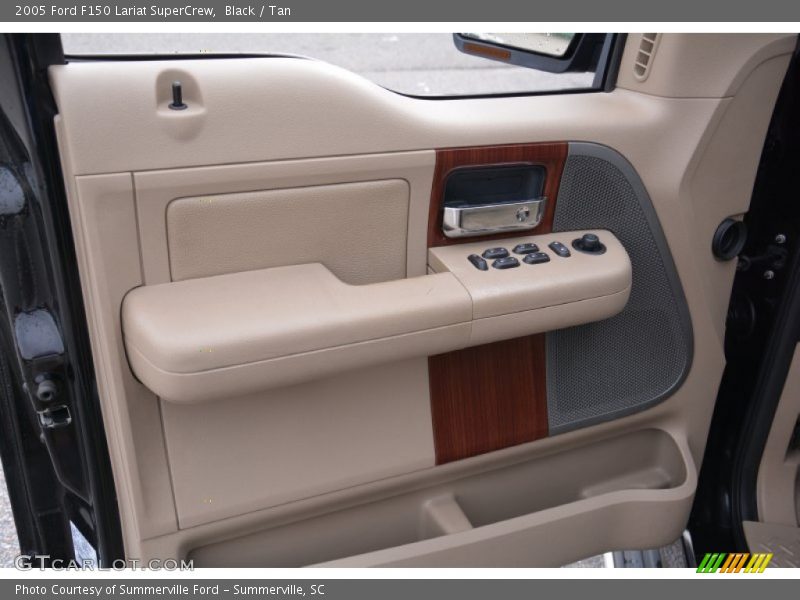 Black / Tan 2005 Ford F150 Lariat SuperCrew