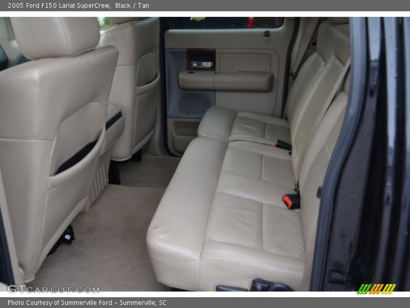 Black / Tan 2005 Ford F150 Lariat SuperCrew