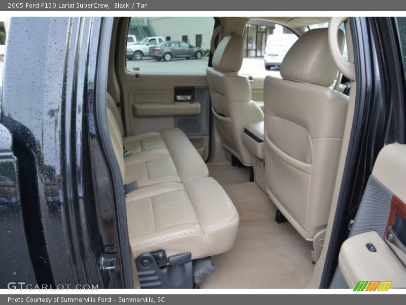 Black / Tan 2005 Ford F150 Lariat SuperCrew