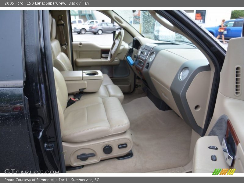 Black / Tan 2005 Ford F150 Lariat SuperCrew