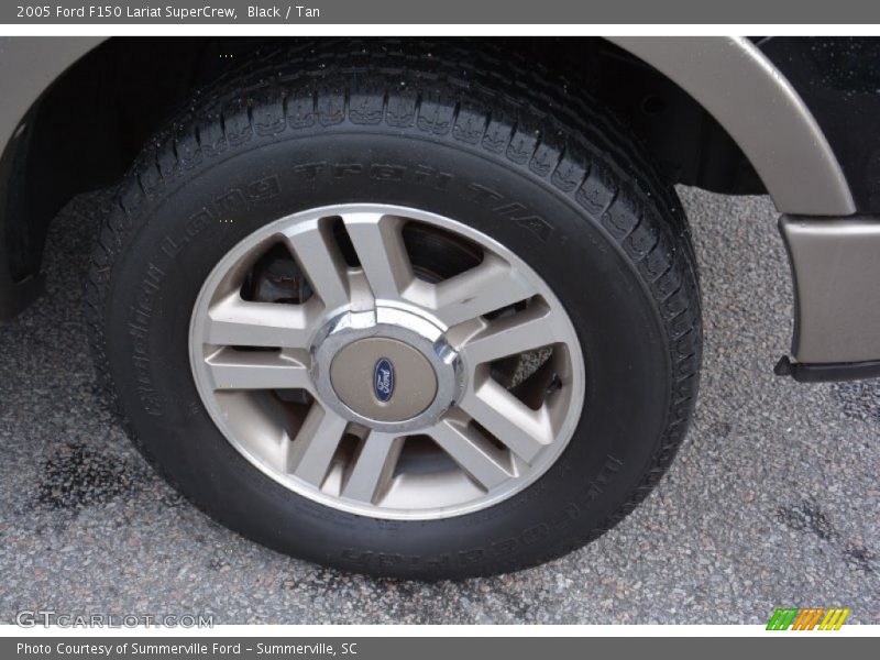 Black / Tan 2005 Ford F150 Lariat SuperCrew