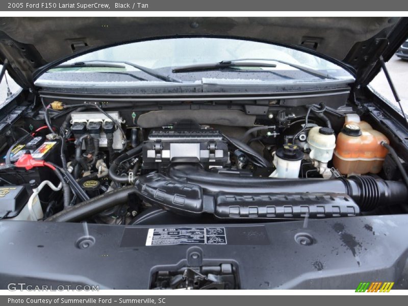 Black / Tan 2005 Ford F150 Lariat SuperCrew