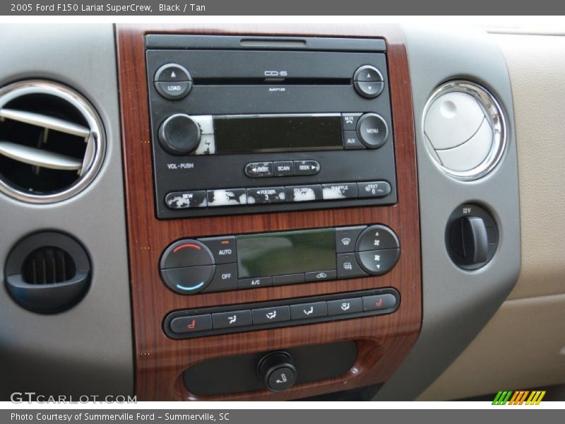 Black / Tan 2005 Ford F150 Lariat SuperCrew