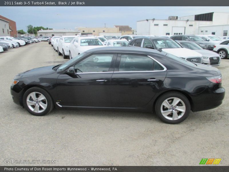 Black / Jet Black 2011 Saab 9-5 Turbo4 Sedan