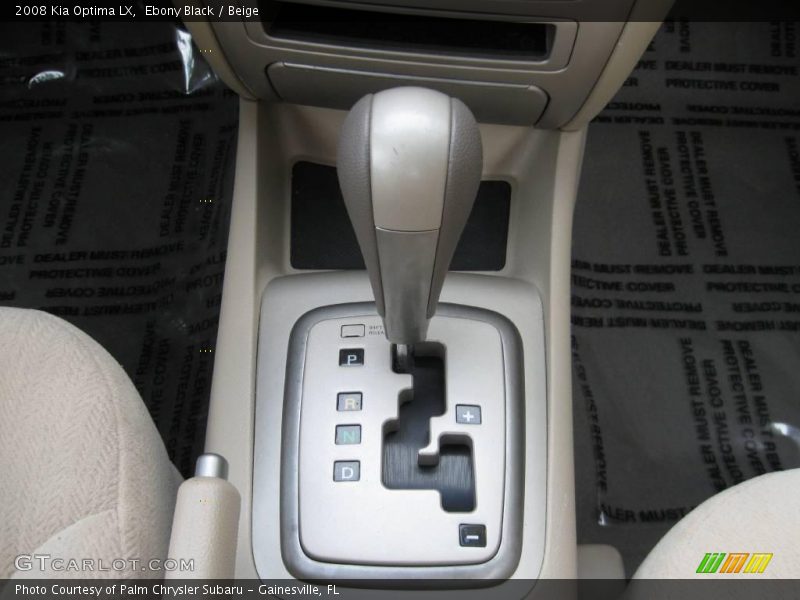 Ebony Black / Beige 2008 Kia Optima LX