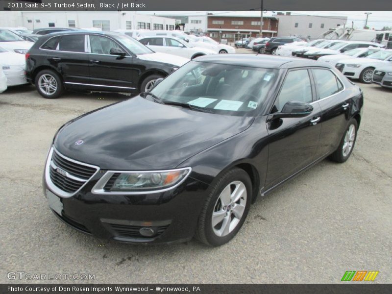 Black / Jet Black 2011 Saab 9-5 Turbo4 Sedan