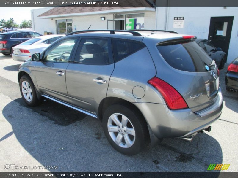 Platinum Pearl Metallic / Cafe Latte 2006 Nissan Murano SE AWD