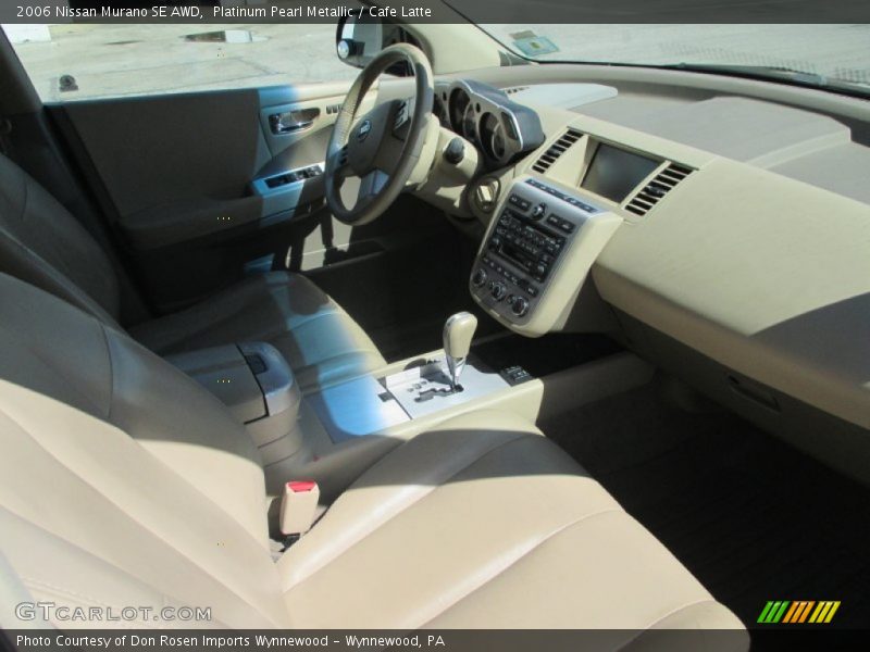 Platinum Pearl Metallic / Cafe Latte 2006 Nissan Murano SE AWD
