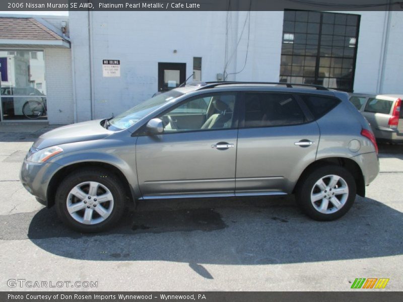 Platinum Pearl Metallic / Cafe Latte 2006 Nissan Murano SE AWD