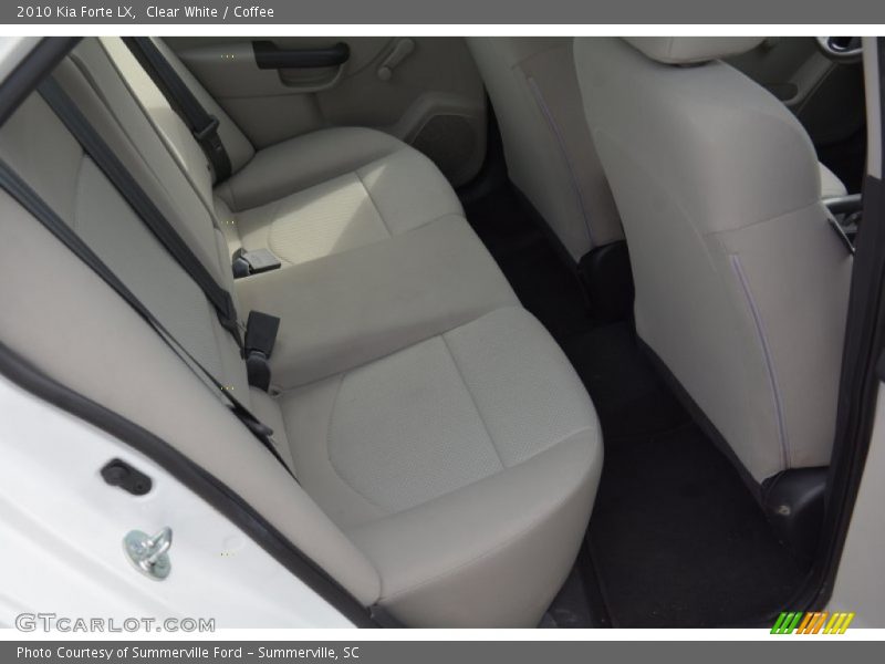 Clear White / Coffee 2010 Kia Forte LX