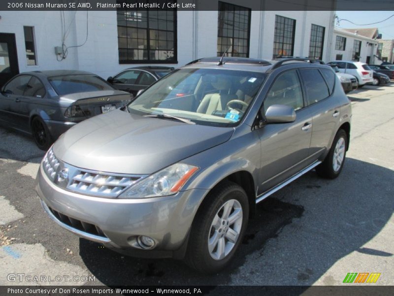 Platinum Pearl Metallic / Cafe Latte 2006 Nissan Murano SE AWD