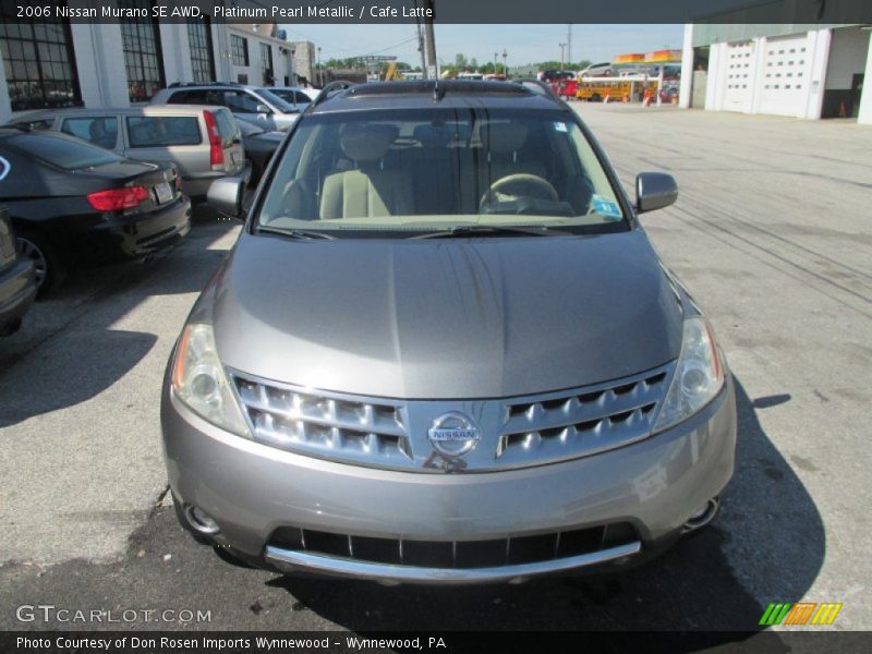 Platinum Pearl Metallic / Cafe Latte 2006 Nissan Murano SE AWD