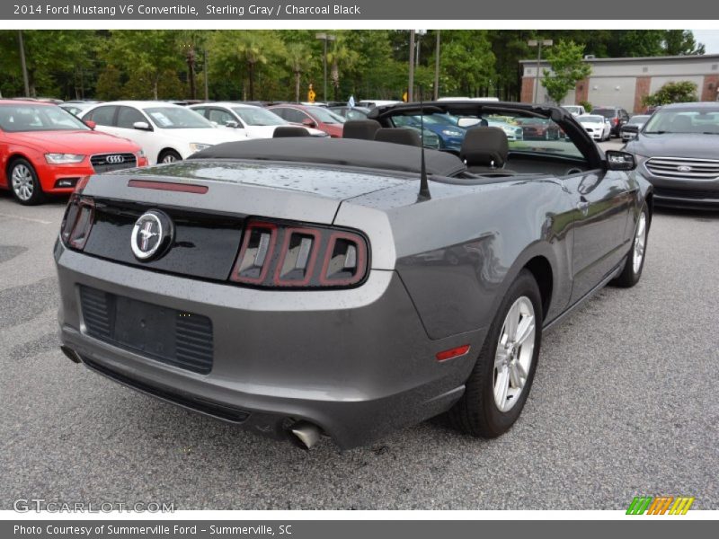 Sterling Gray / Charcoal Black 2014 Ford Mustang V6 Convertible