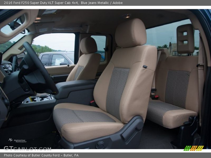Blue Jeans Metallic / Adobe 2016 Ford F250 Super Duty XLT Super Cab 4x4