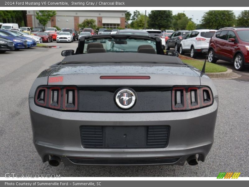 Sterling Gray / Charcoal Black 2014 Ford Mustang V6 Convertible
