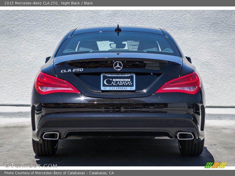 Night Black / Black 2015 Mercedes-Benz CLA 250