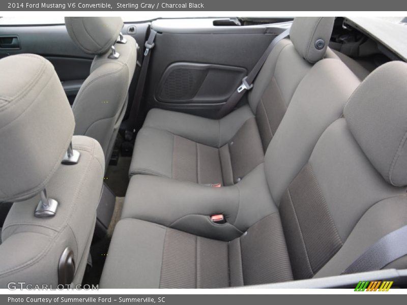 Sterling Gray / Charcoal Black 2014 Ford Mustang V6 Convertible