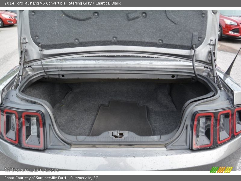 Sterling Gray / Charcoal Black 2014 Ford Mustang V6 Convertible