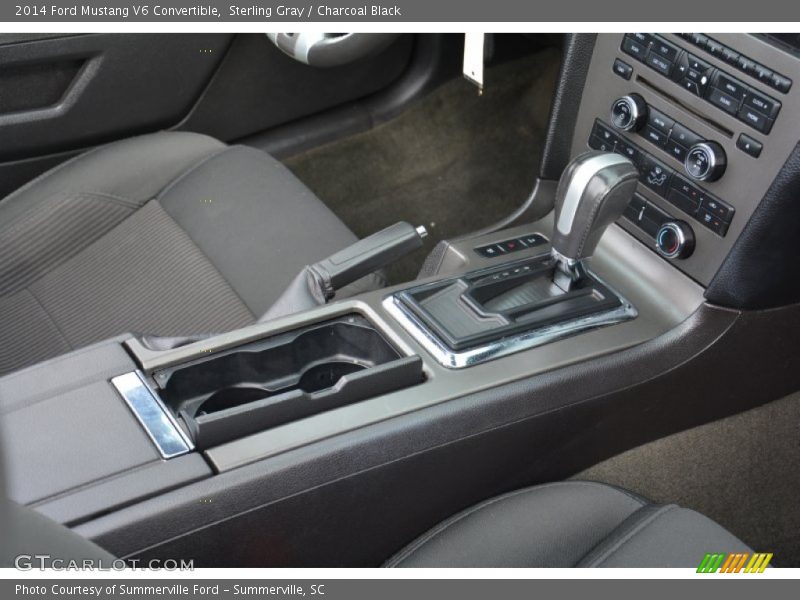 Sterling Gray / Charcoal Black 2014 Ford Mustang V6 Convertible