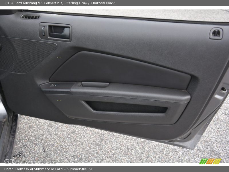 Sterling Gray / Charcoal Black 2014 Ford Mustang V6 Convertible