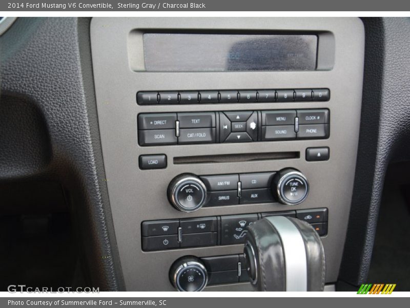 Sterling Gray / Charcoal Black 2014 Ford Mustang V6 Convertible