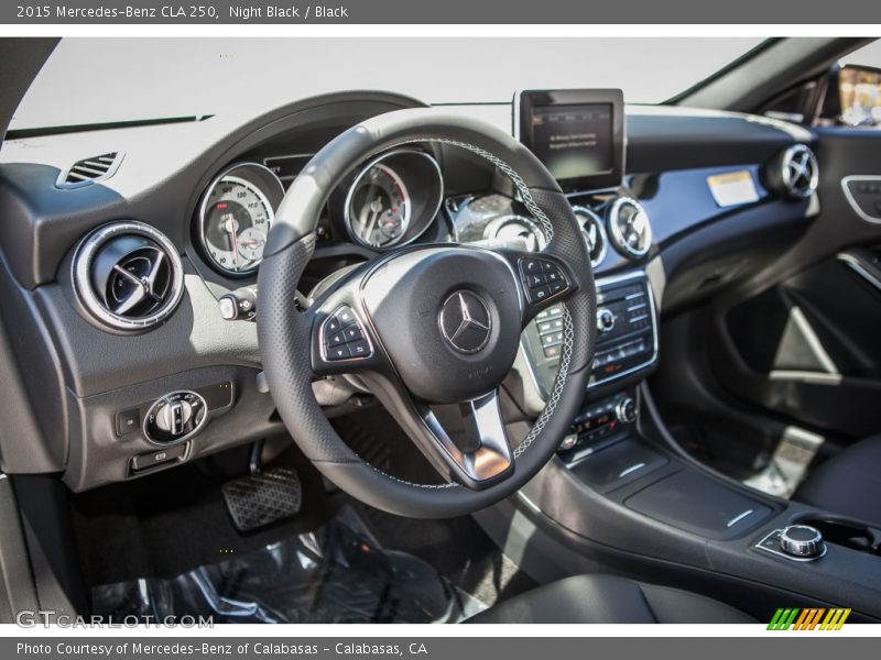 Night Black / Black 2015 Mercedes-Benz CLA 250