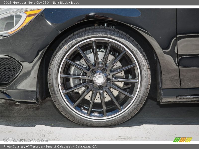 Night Black / Black 2015 Mercedes-Benz CLA 250