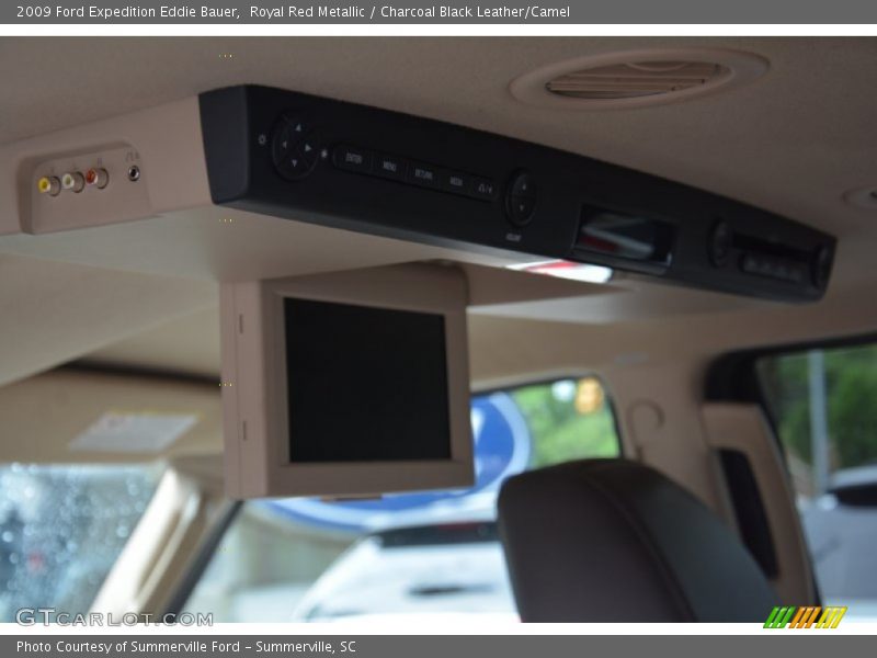 Royal Red Metallic / Charcoal Black Leather/Camel 2009 Ford Expedition Eddie Bauer