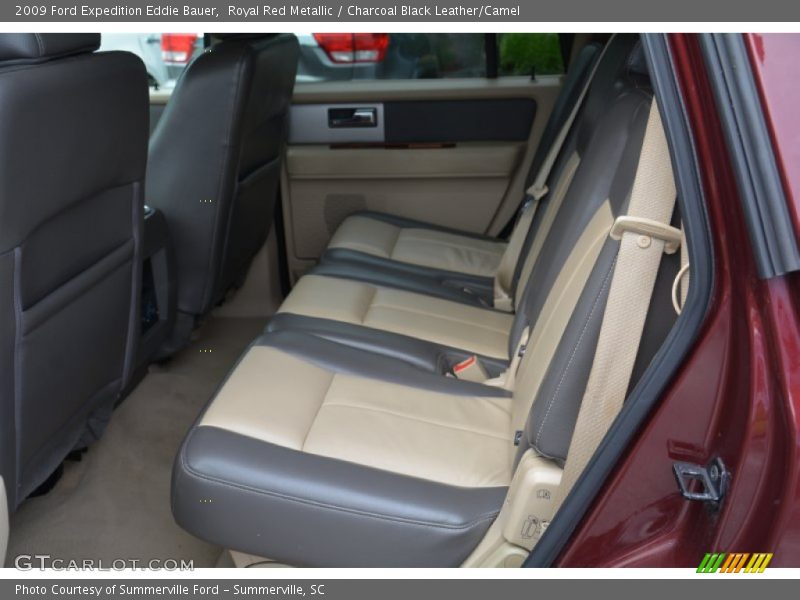 Royal Red Metallic / Charcoal Black Leather/Camel 2009 Ford Expedition Eddie Bauer