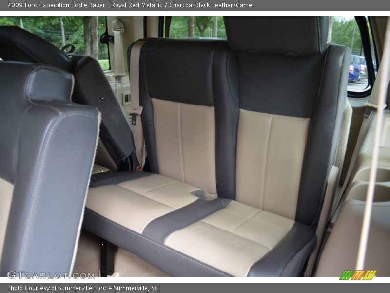 Royal Red Metallic / Charcoal Black Leather/Camel 2009 Ford Expedition Eddie Bauer