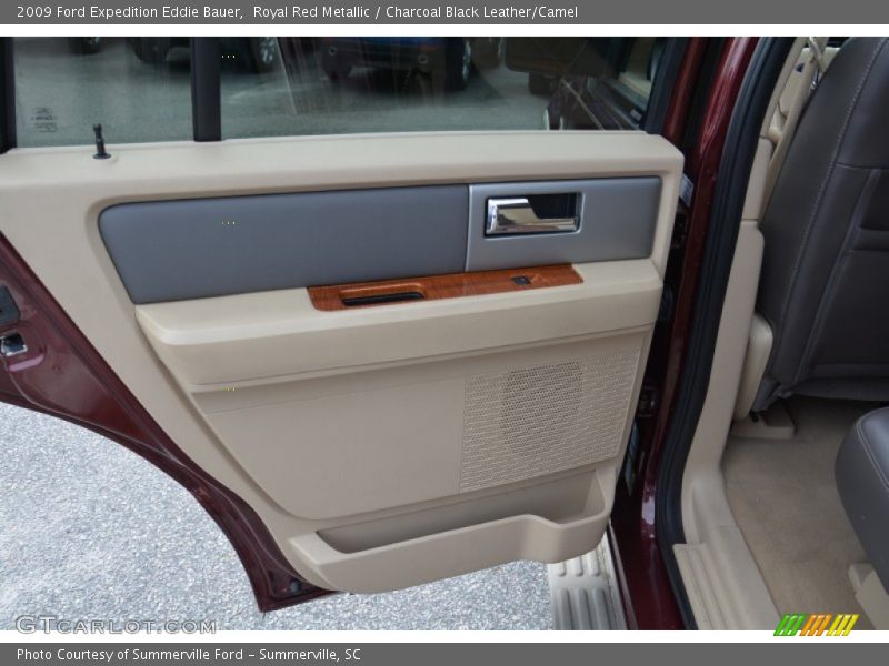 Royal Red Metallic / Charcoal Black Leather/Camel 2009 Ford Expedition Eddie Bauer