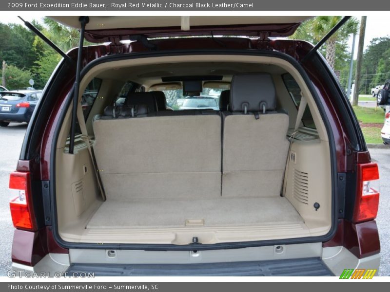 Royal Red Metallic / Charcoal Black Leather/Camel 2009 Ford Expedition Eddie Bauer
