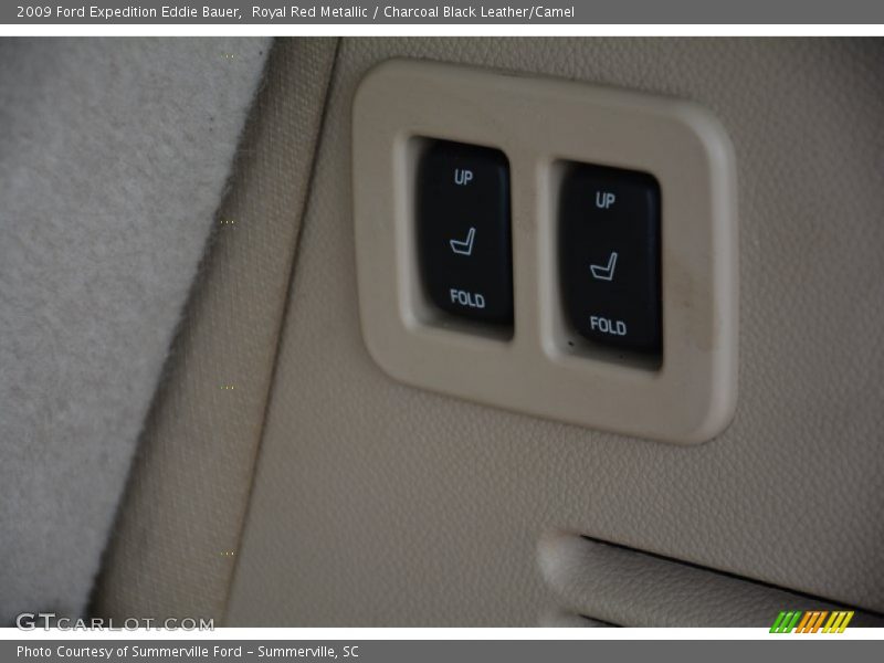Royal Red Metallic / Charcoal Black Leather/Camel 2009 Ford Expedition Eddie Bauer