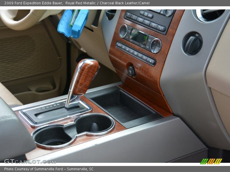 Royal Red Metallic / Charcoal Black Leather/Camel 2009 Ford Expedition Eddie Bauer