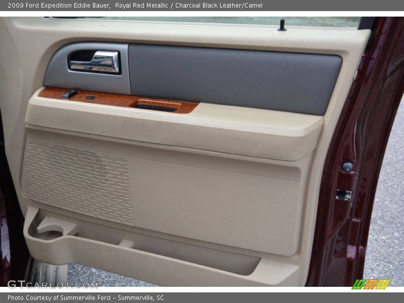 Royal Red Metallic / Charcoal Black Leather/Camel 2009 Ford Expedition Eddie Bauer
