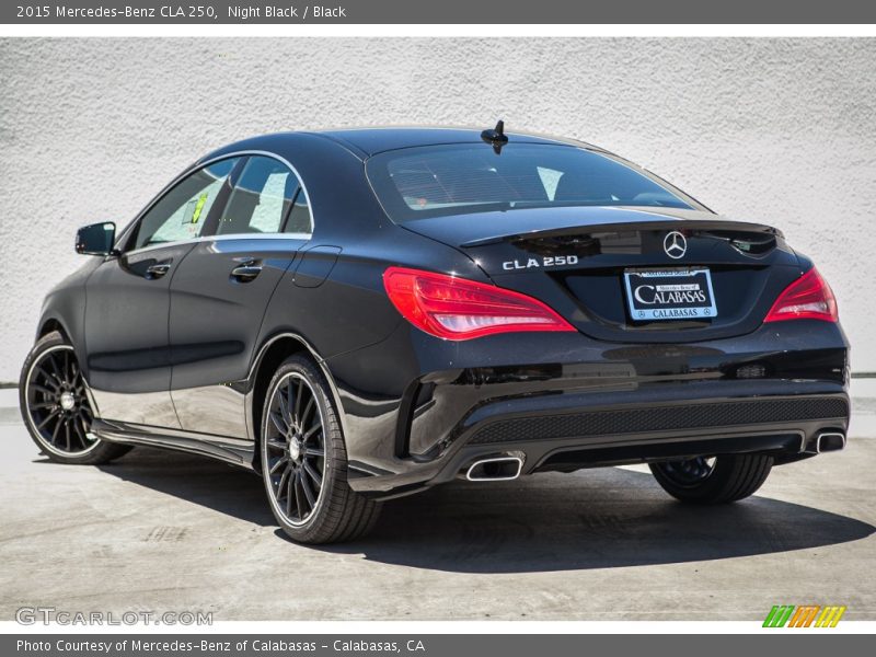 Night Black / Black 2015 Mercedes-Benz CLA 250