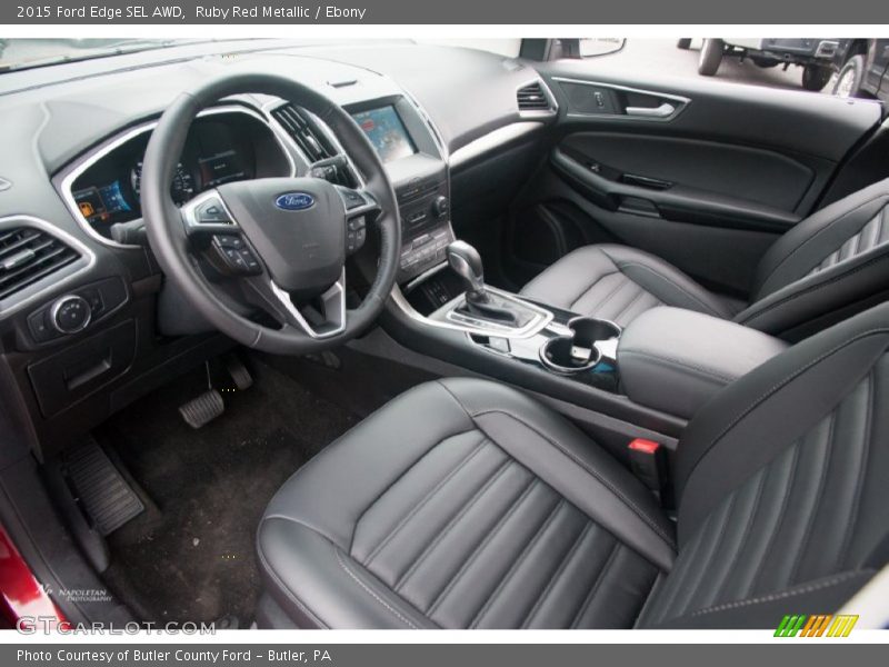 Ruby Red Metallic / Ebony 2015 Ford Edge SEL AWD