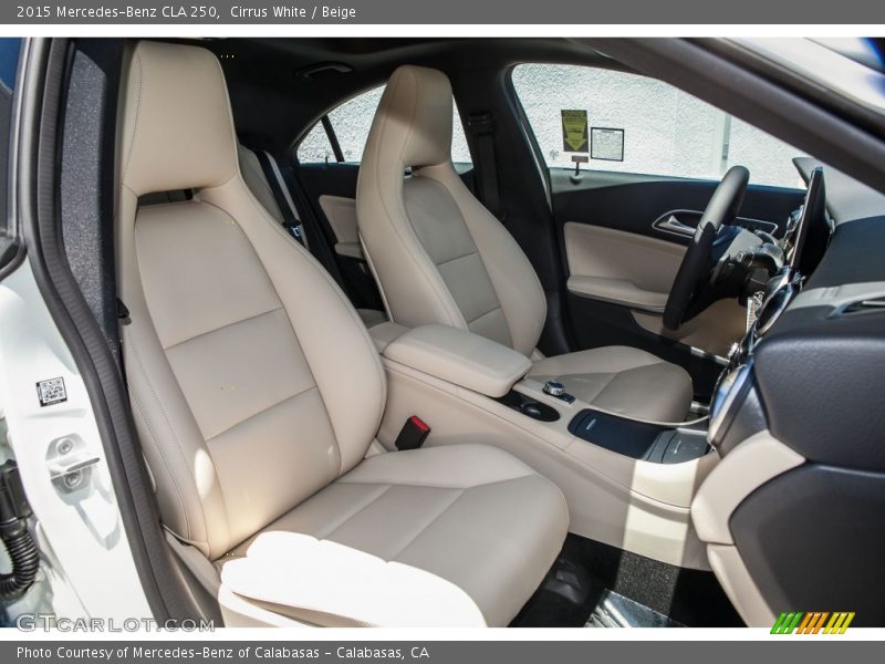 Cirrus White / Beige 2015 Mercedes-Benz CLA 250