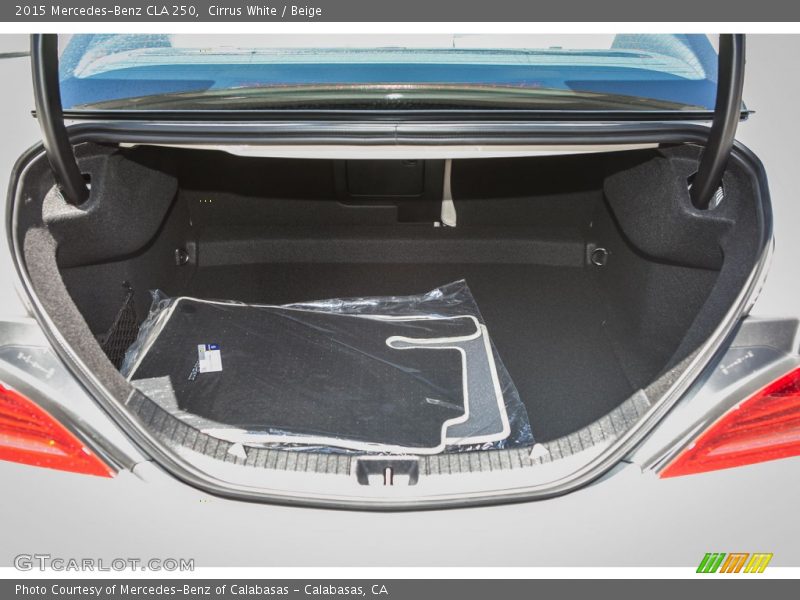 Cirrus White / Beige 2015 Mercedes-Benz CLA 250