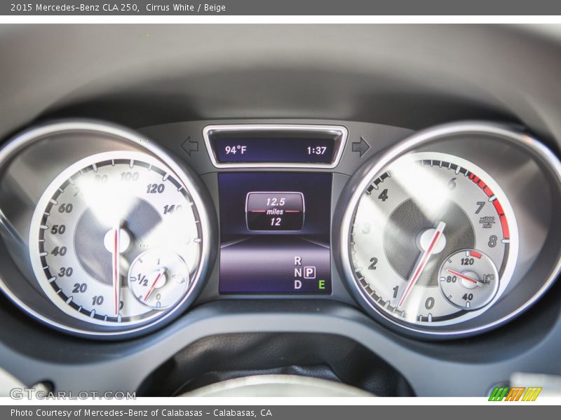 Cirrus White / Beige 2015 Mercedes-Benz CLA 250