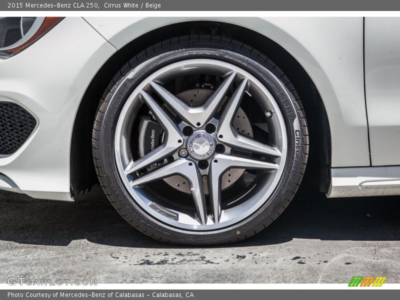 Cirrus White / Beige 2015 Mercedes-Benz CLA 250