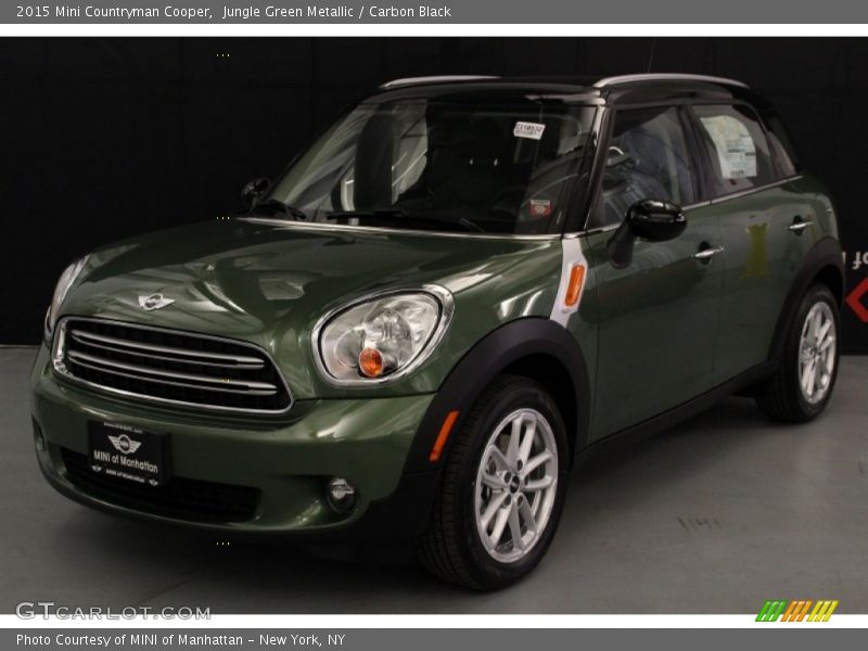 Jungle Green Metallic / Carbon Black 2015 Mini Countryman Cooper