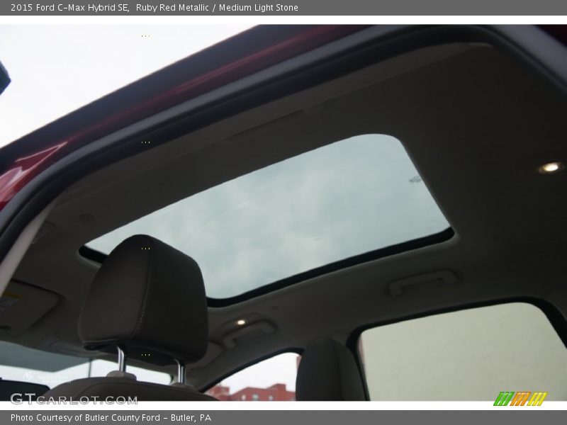 Ruby Red Metallic / Medium Light Stone 2015 Ford C-Max Hybrid SE