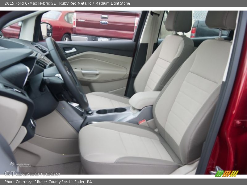 Ruby Red Metallic / Medium Light Stone 2015 Ford C-Max Hybrid SE