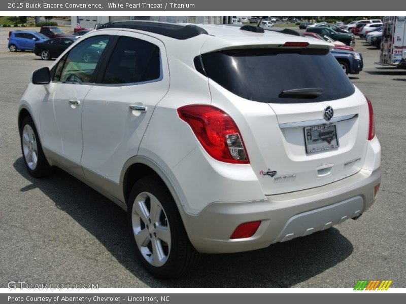 White Pearl Tricoat / Titanium 2015 Buick Encore Convenience