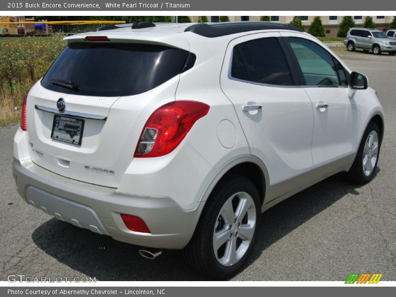 White Pearl Tricoat / Titanium 2015 Buick Encore Convenience
