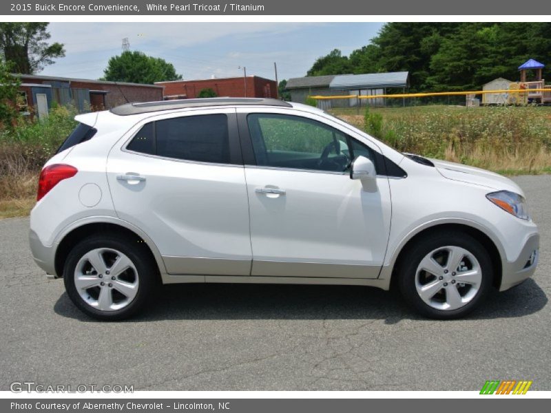 White Pearl Tricoat / Titanium 2015 Buick Encore Convenience