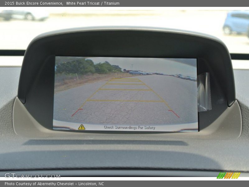 White Pearl Tricoat / Titanium 2015 Buick Encore Convenience