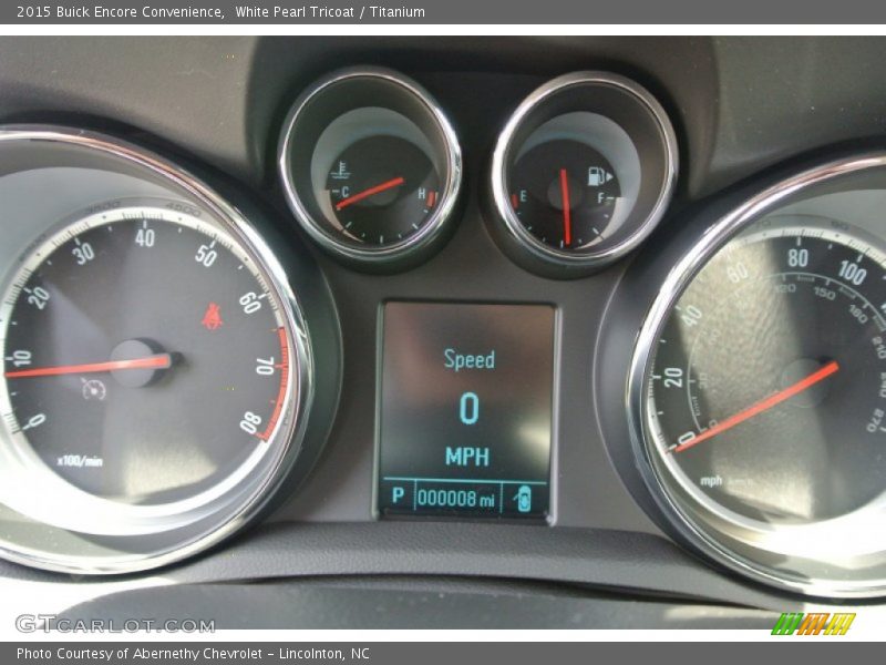 White Pearl Tricoat / Titanium 2015 Buick Encore Convenience